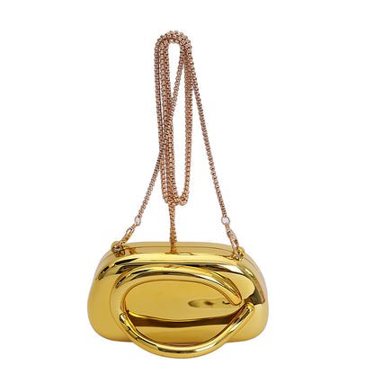 Chic Metallic Evening Clutch Acalora