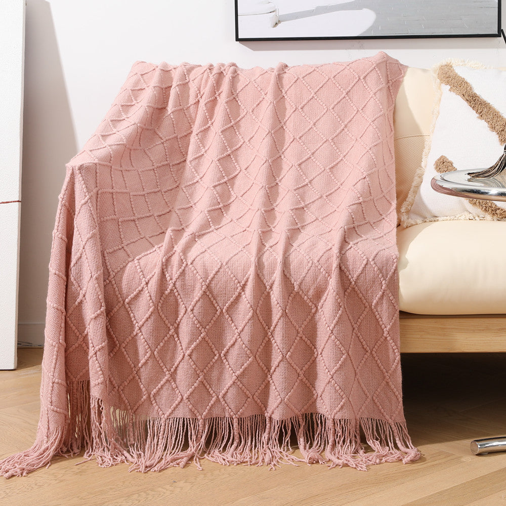 Women's Cozy Textured Throw Blanket