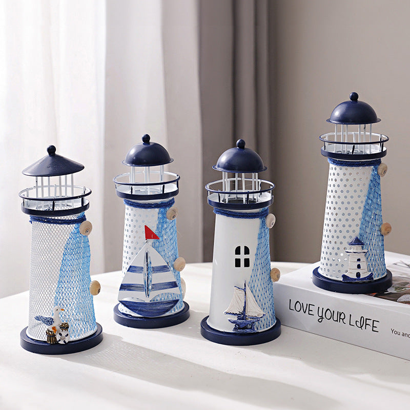 Nautical Lighthouse Figurine Set