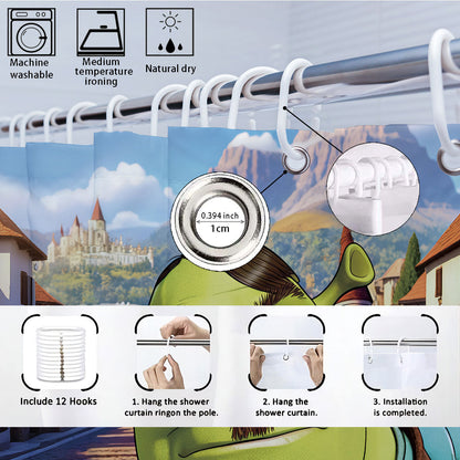 Cartoon Character Bathroom Decor Set