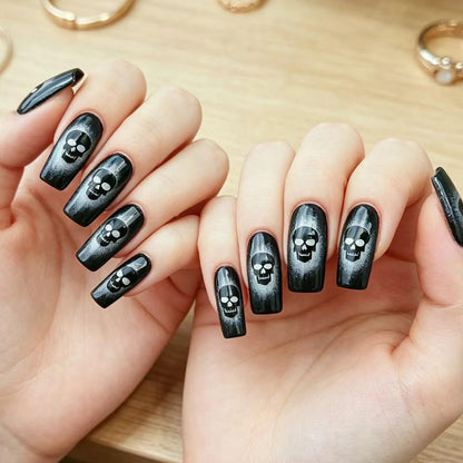 Decorative Skull Nail Art Acalora