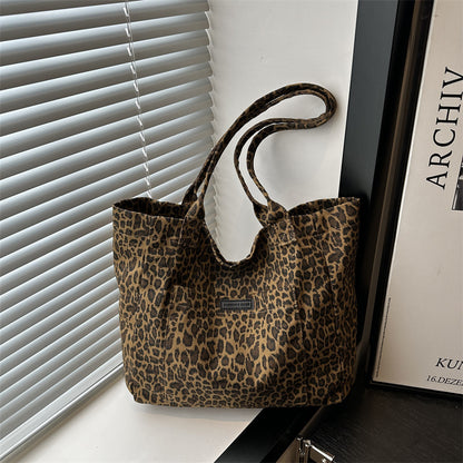 Eco-Friendly Reusable Leopard Print Tote Bag Acalora