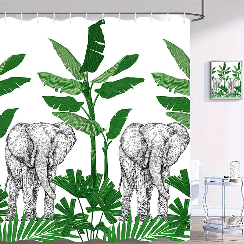 Artistic Floral Shower Curtain