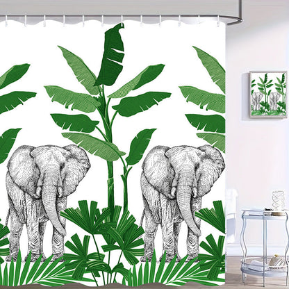 Artistic Floral Shower Curtain
