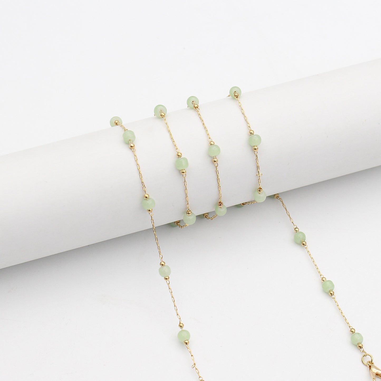 Elegant Beaded Eyewear Retainer Chain Acalora