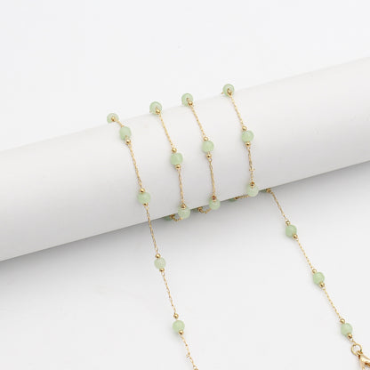 Elegant Beaded Eyewear Retainer Chain Acalora
