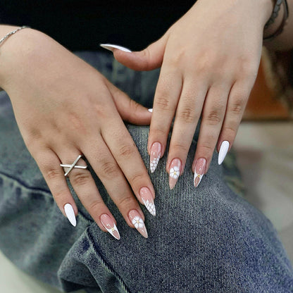 Artistic Floral Press-On Nail Kit Acalora