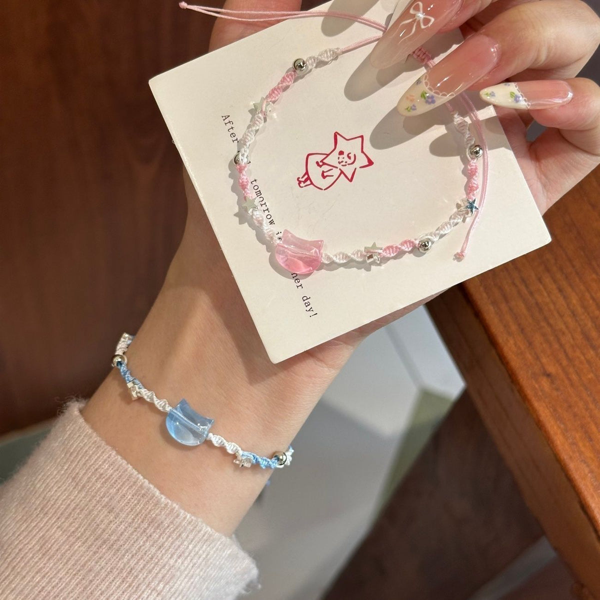 Adjustable Cat-Themed Charm Bracelet Acalora