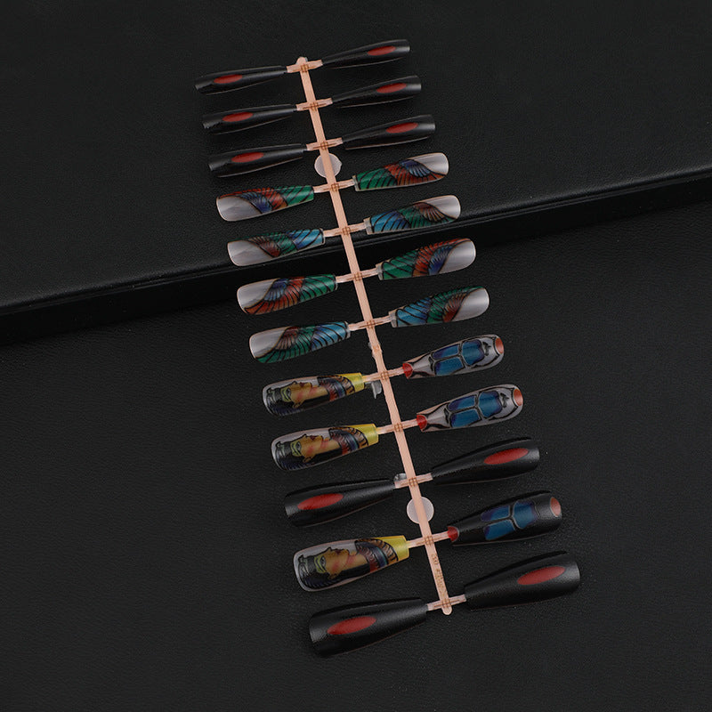 Creative Nail Art with Egyptian Motifs Acalora