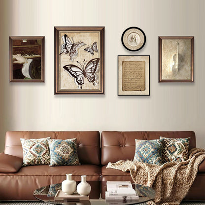 Elegant Butterfly Theme Wall Decoration Set
