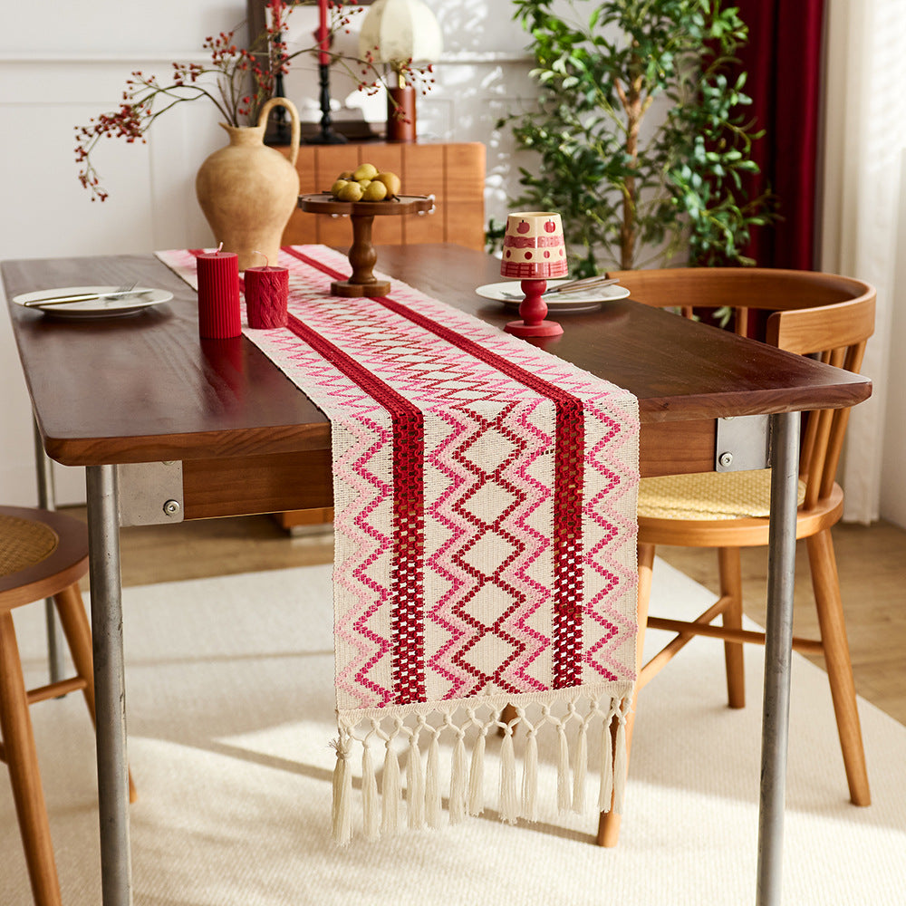 Elegant Handwoven Table Runner
