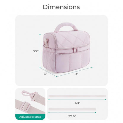 Quilted Multi-Pocket Insulated Lunch Bag Acalora