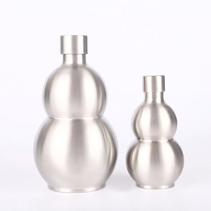 Women's stainless steel water bottle with trendy leather strap Bowlift