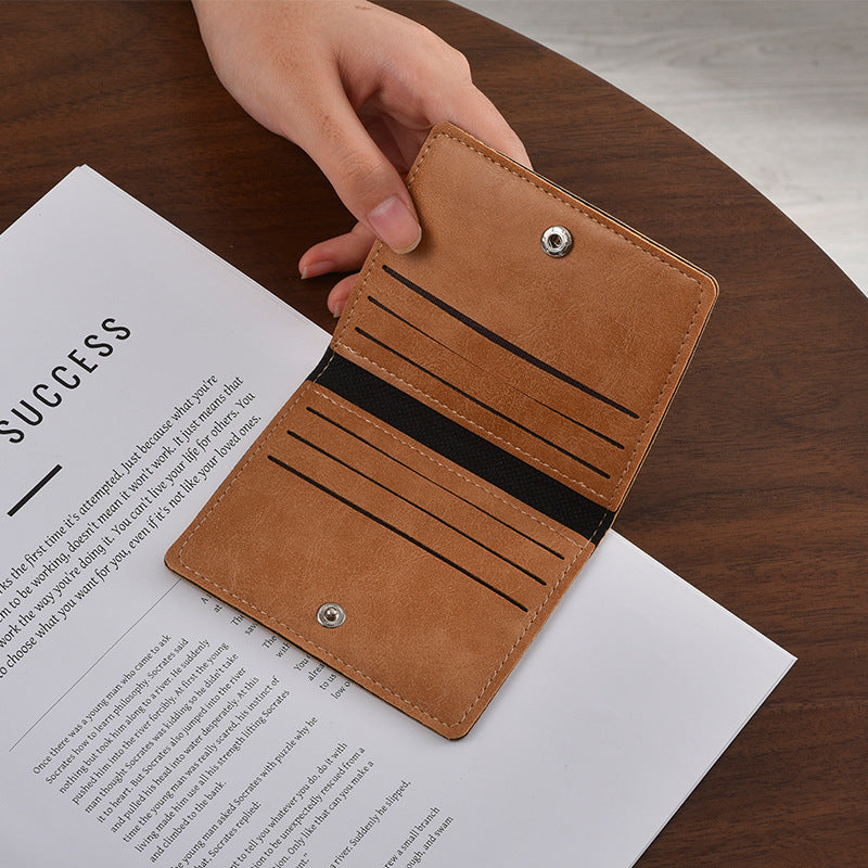 Compact Leather Card Holder Acalora
