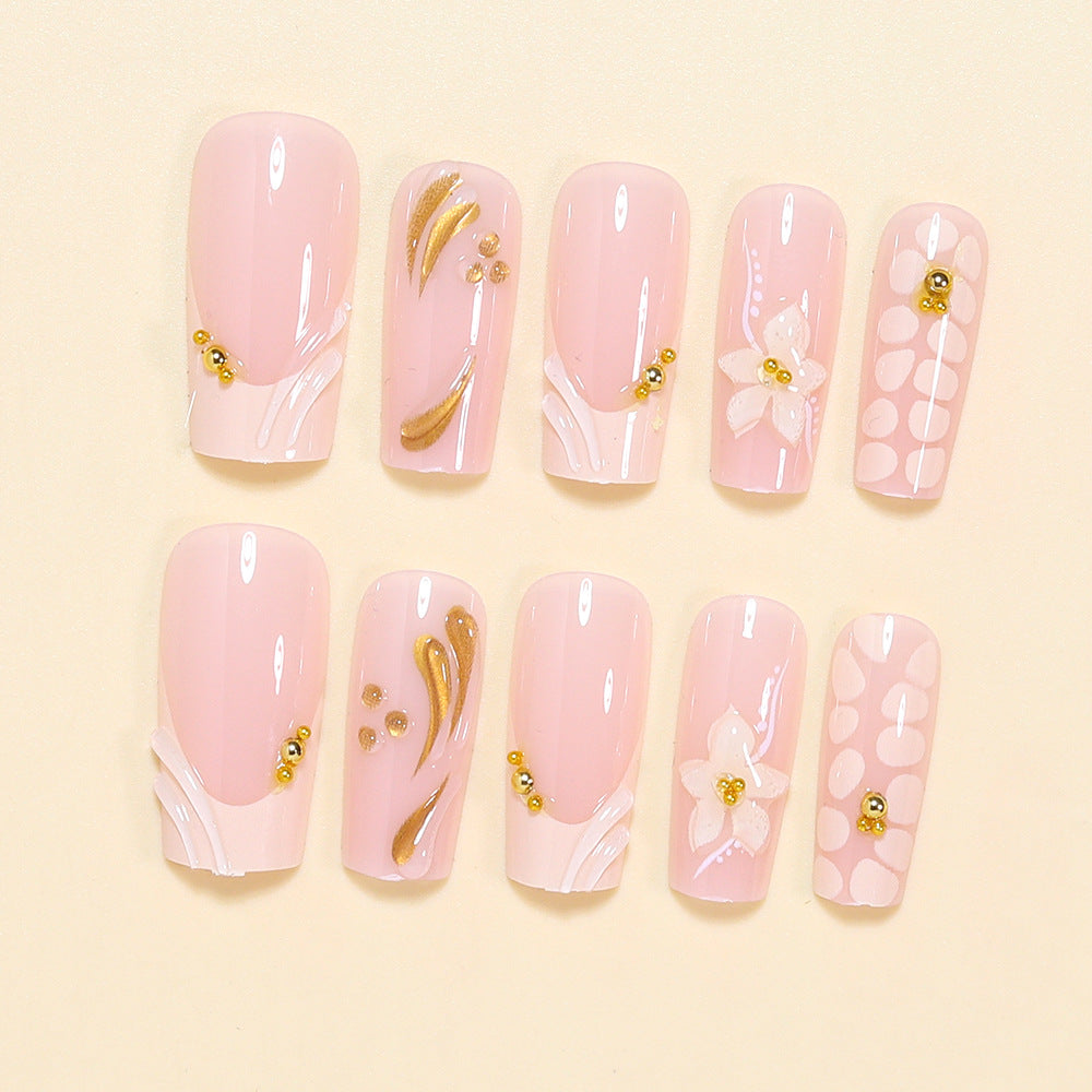 Decorative 3D Floral Nail Art Tips Acalora