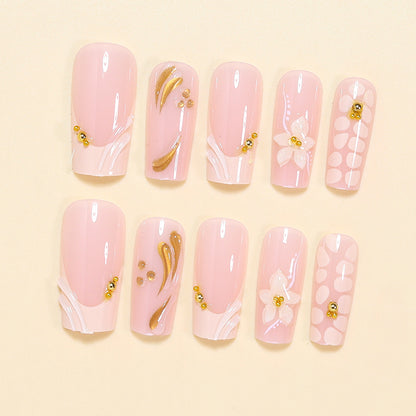 Decorative 3D Floral Nail Art Tips Acalora
