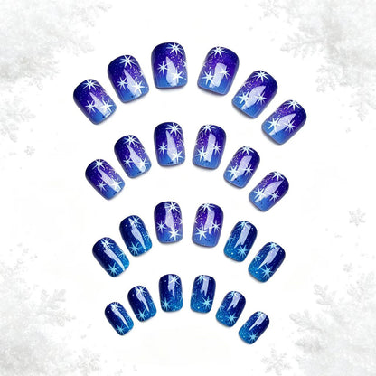 Cosmic Starry Nail Art Acalora