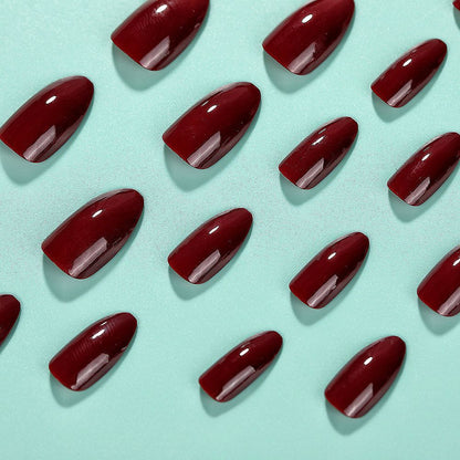 Acrylic nails with elegant almond shape Acalora