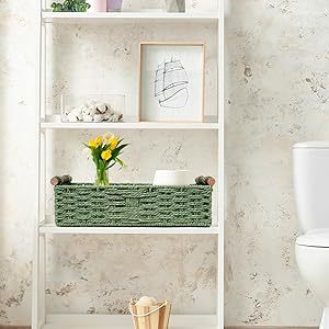 Woven Storage Caddy Basket Acalora