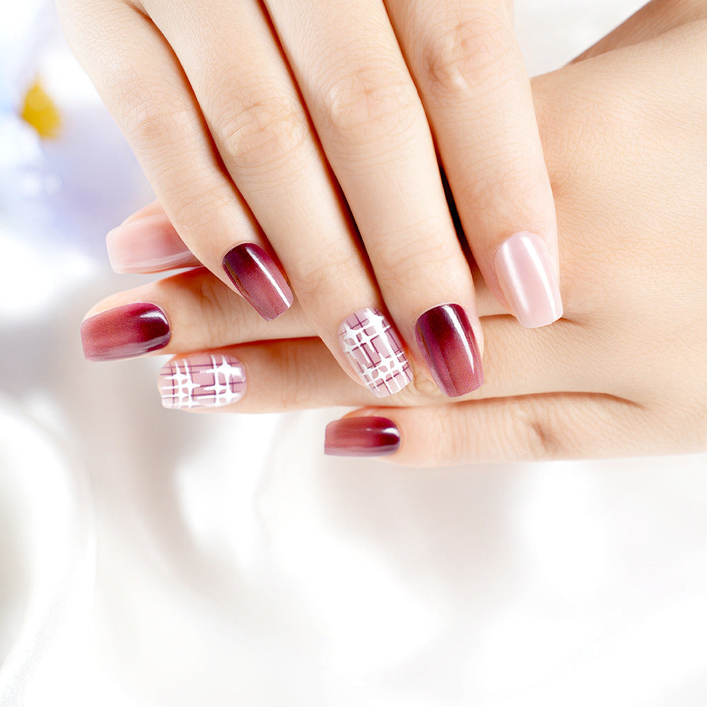 Stylish Gradient Press-On Nail Set Acalora