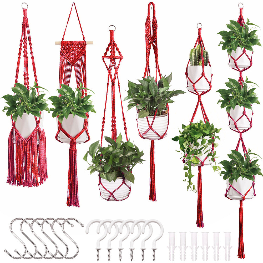 Macrame Plant Hanger Set Acalora