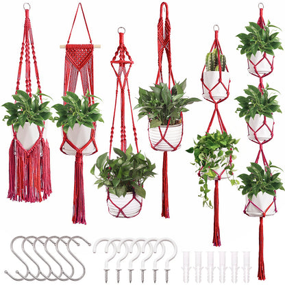 Macrame Plant Hanger Set Acalora