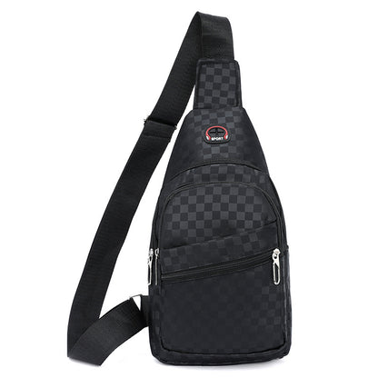 Waterproof Checker Pattern Sling Bag Acalora