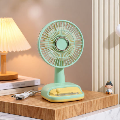 Women's desk fan with flexible tilt angle Skanto