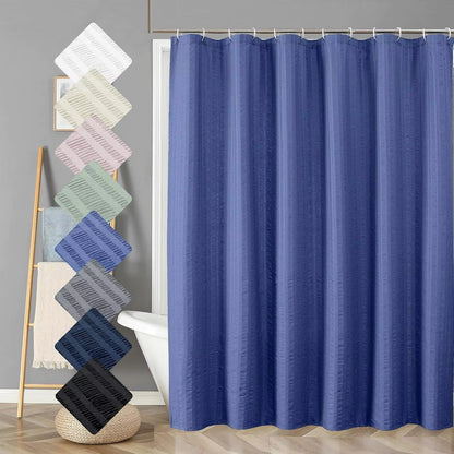 Premium Textured Shower Curtain