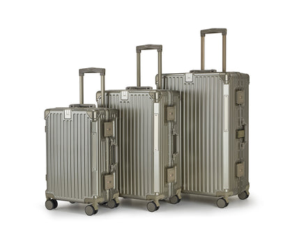 Unisex Aluminium Hard-shell Travel Luggage Set Brehn