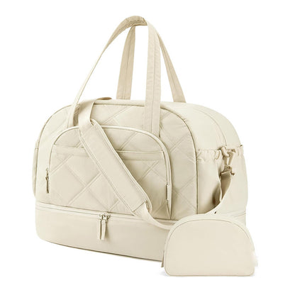 Quilted Multi-Functional Travel Duffle Bag Acalora