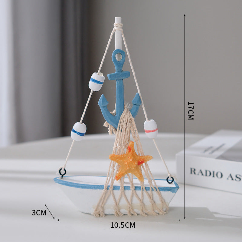 Nautical Sailboat Table Accent