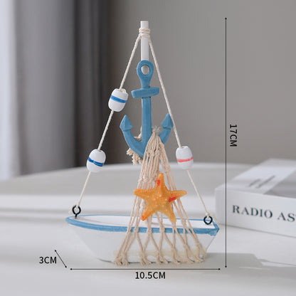 Nautical Sailboat Table Accent