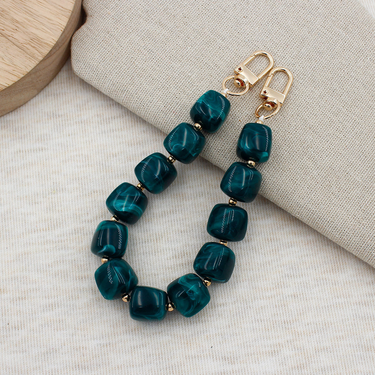 Chunky Beaded Eyewear Chain Acalora