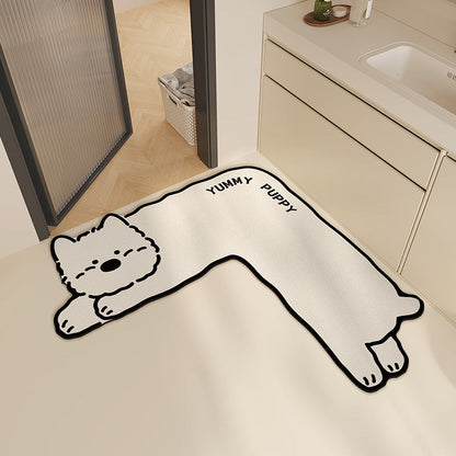 Cute Animal-Themed Bath Mat