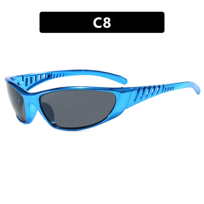 Women's Sporty Sunglasses with aerodynamic design and polarized lenses Karnz