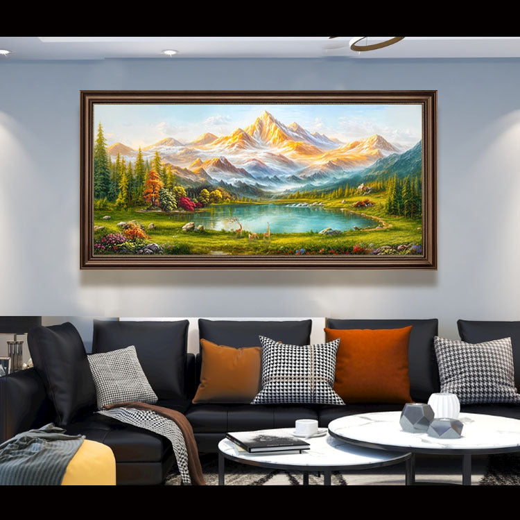 Scenic Mountain Landscape Wall Art