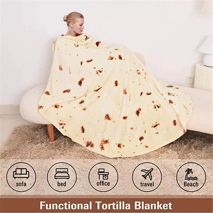 Watermelon Print Plush Throw Blanket