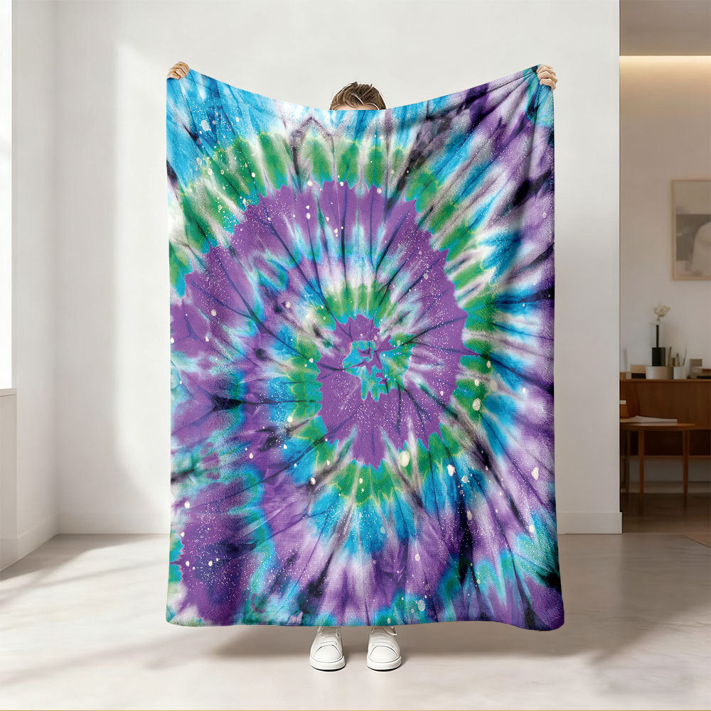 Unisex Soccer-Themed Fleece Blanket
