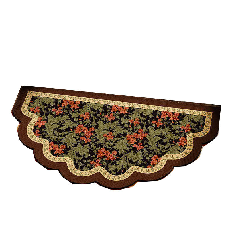 Decorative Floral Patterned Door Mat