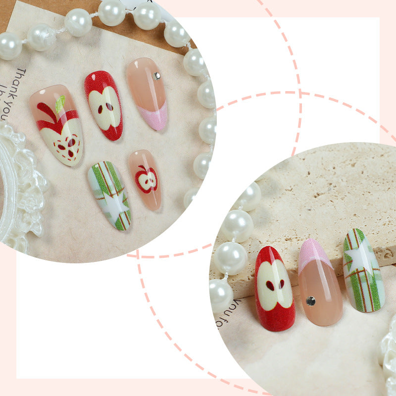 Whimsical Themed Press-On Nail Art Set Acalora