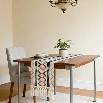 Elegant Knitted Table Runner