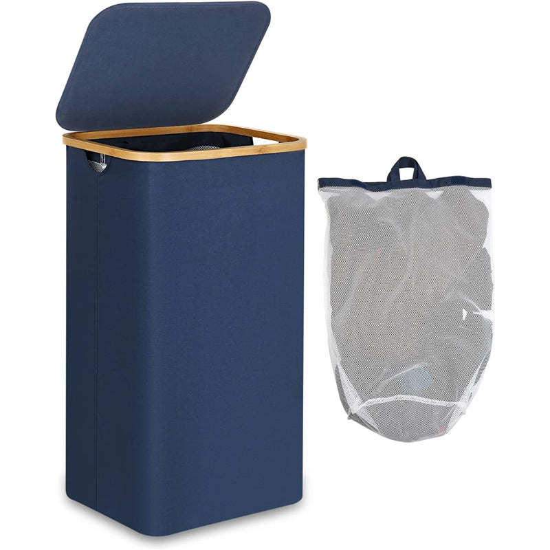 High-quality laundry basket with removable and washable inner bag Acalora