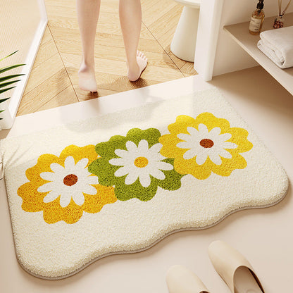 Soft Textured Bathroom Rug