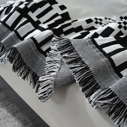 Decorative Thick Woven Sofa Throw Cover
