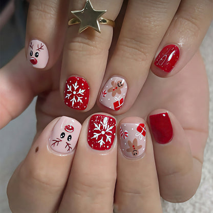 Festive Themed Press-On Nail Art Set Acalora 1788858489