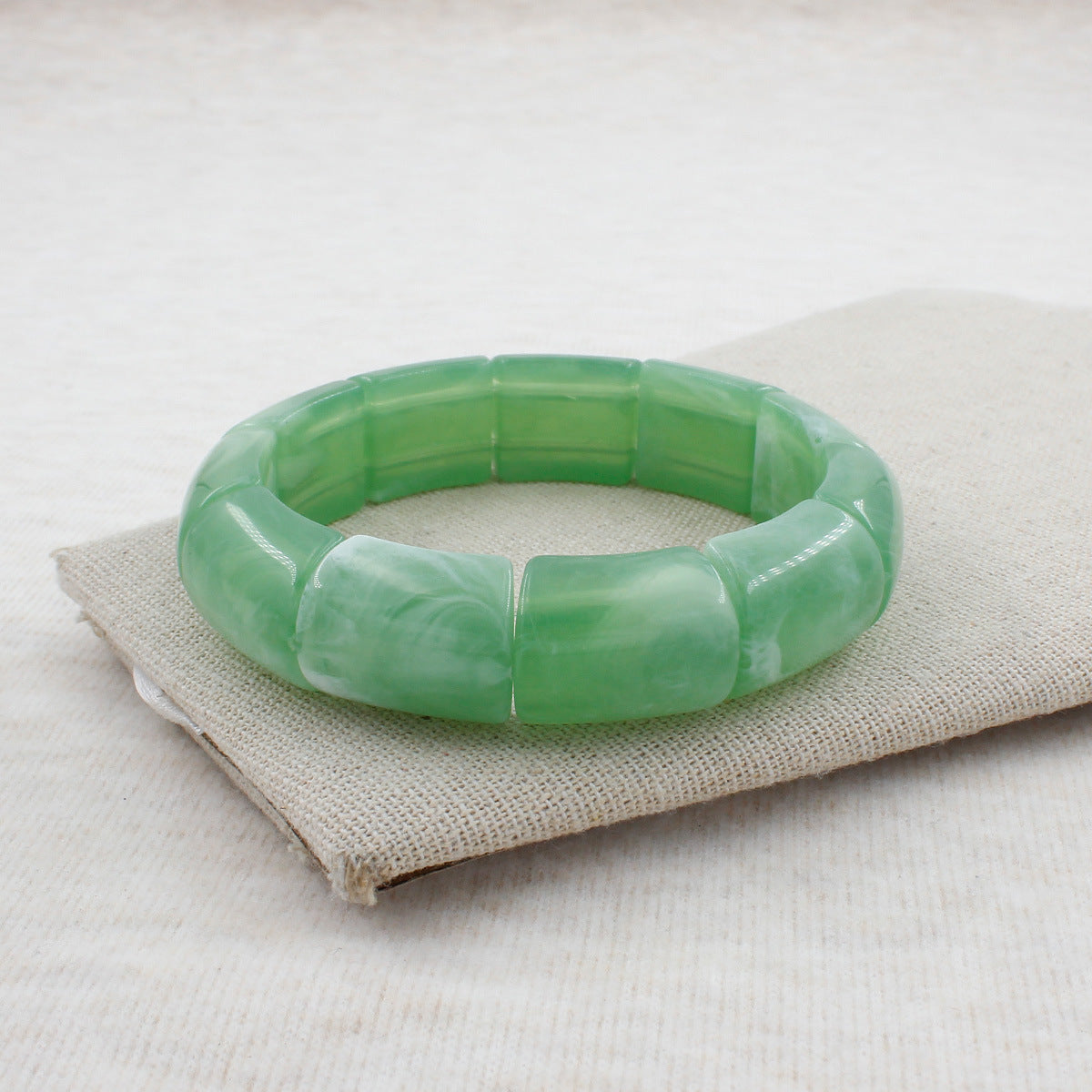 Geometric Resin Bangle Acalora