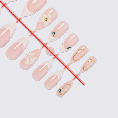 Elegant Decorative Press-On Nail Set Acalora 1788495787