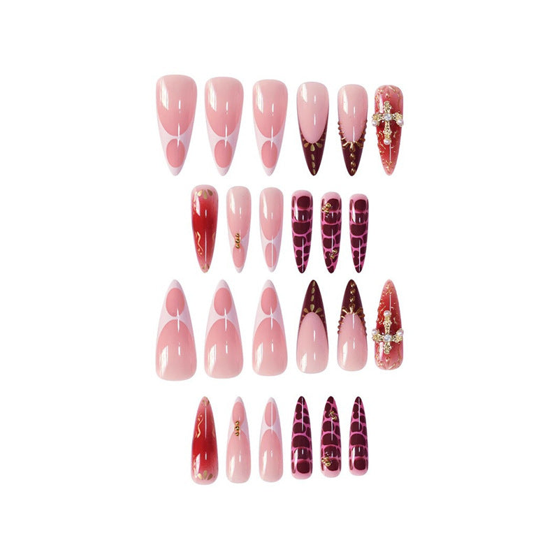 Elegant Stiletto Press-On Nail Set Acalora
