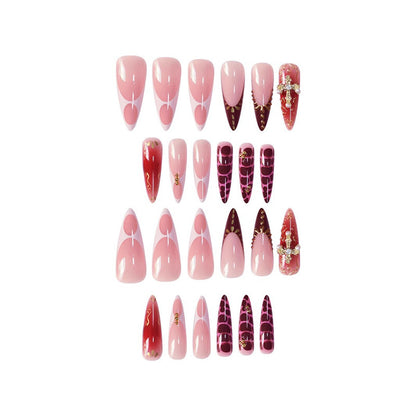 Elegant Stiletto Press-On Nail Set Acalora